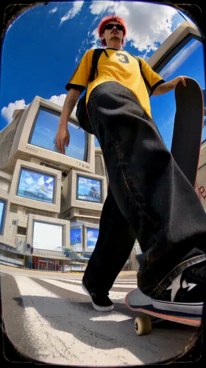Y2K skateboarding fashion film