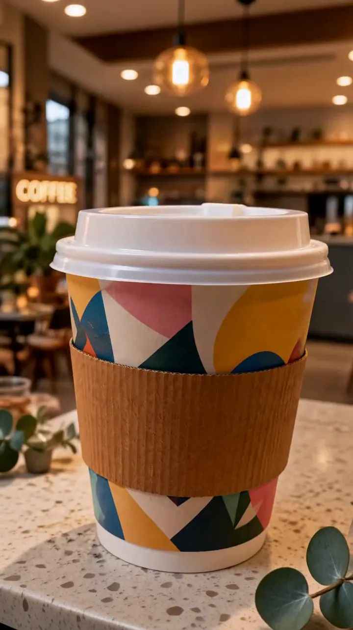 Miniature world in a coffee cup