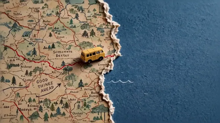 Paper collage animation