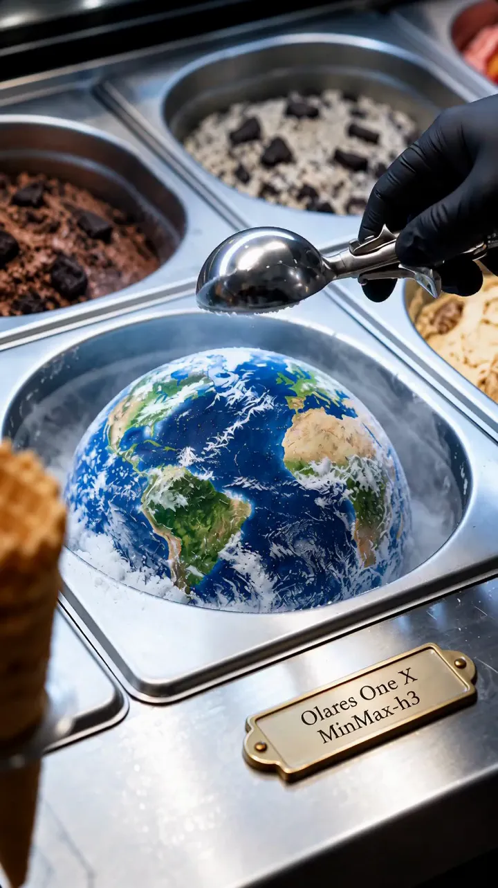Earth ice-cream ASMR