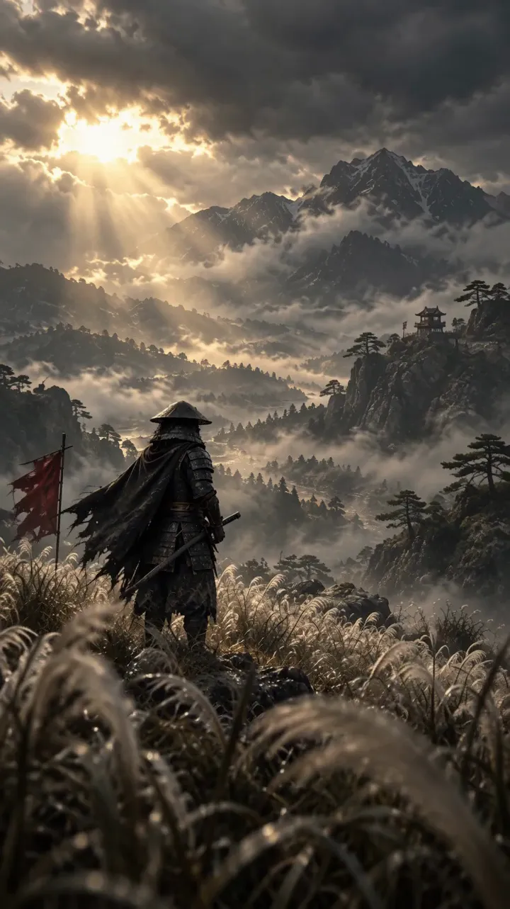 Lone wuxia swordsman
